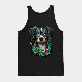 Colorful puppy Dog design #4 Tank Top